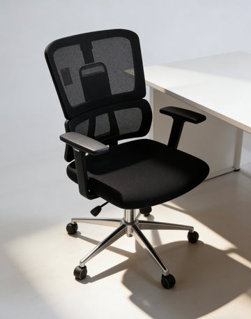 Dual-back Mesh Ergonomic Office Chair