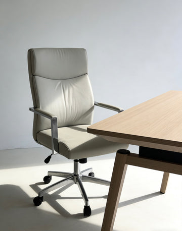 High-back Leather Ergonomic Executive Chair