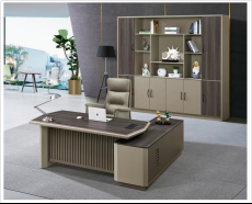 Modern Light Luxury Style Executive Desk Office Furniture Set