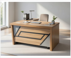 Modern light luxury style executive desk