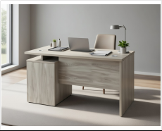Modern Minimalist Supervisor's Desk